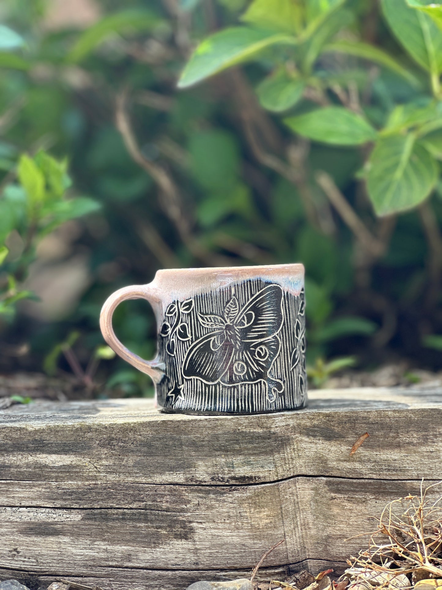 Moth Mug in Lilac