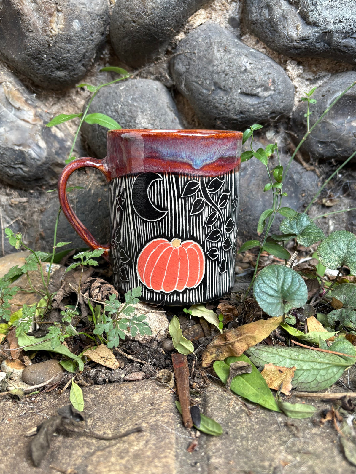 Red Pumpkin Mug