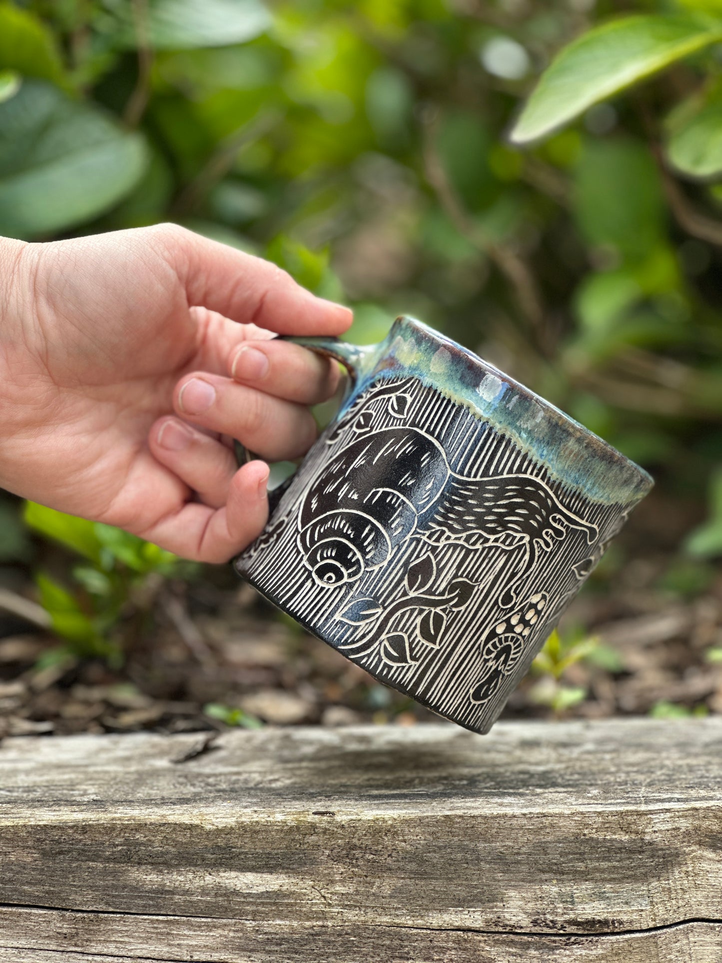 Snail Mug in Midnight