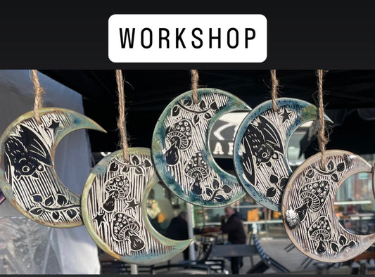 Winter Sgraffito Workshop at Tide and Earth - 7th November - 6pm-8pm