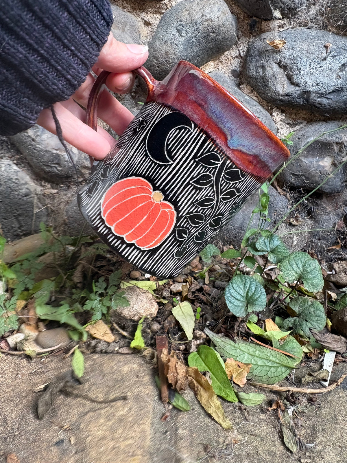 Red Pumpkin Mug