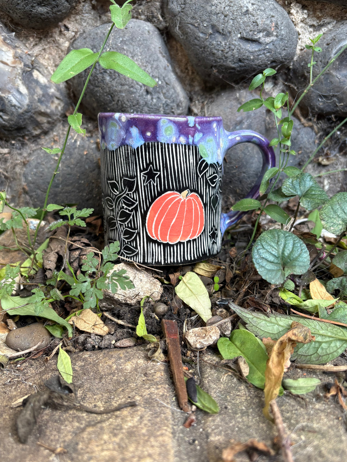 Purple Pumpkin Mug
