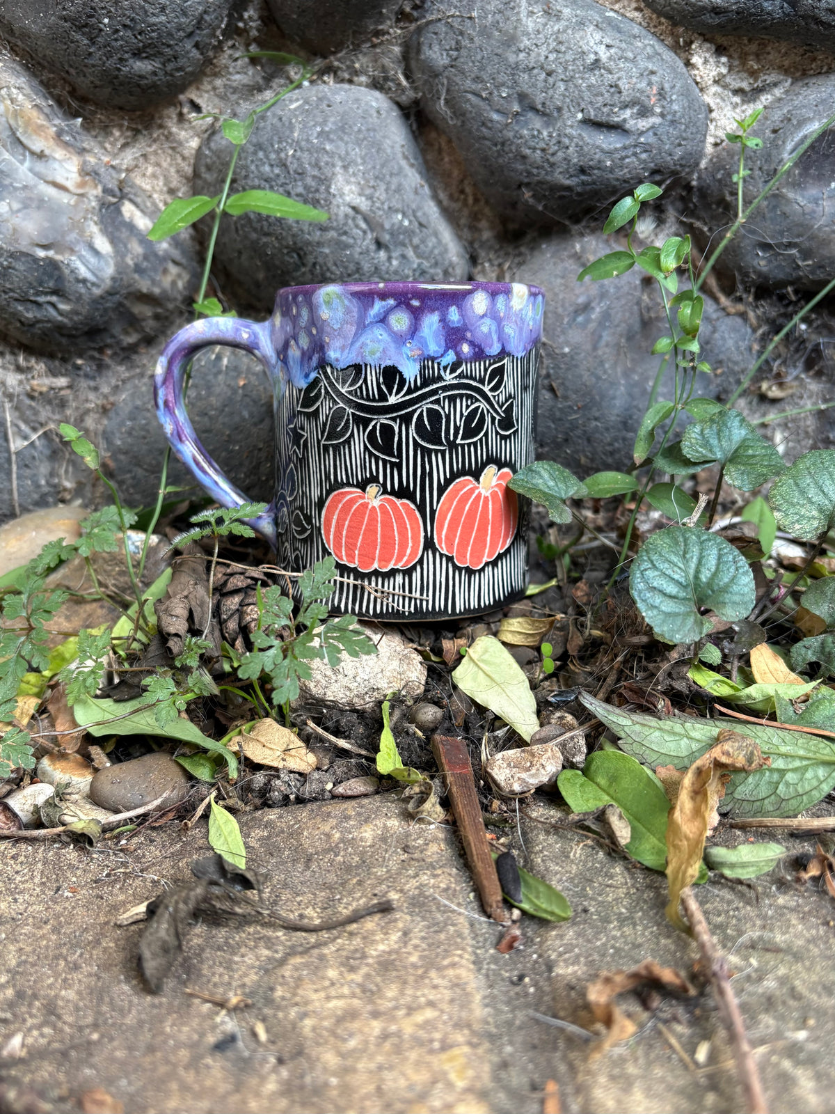 Purple Pumpkin Mug