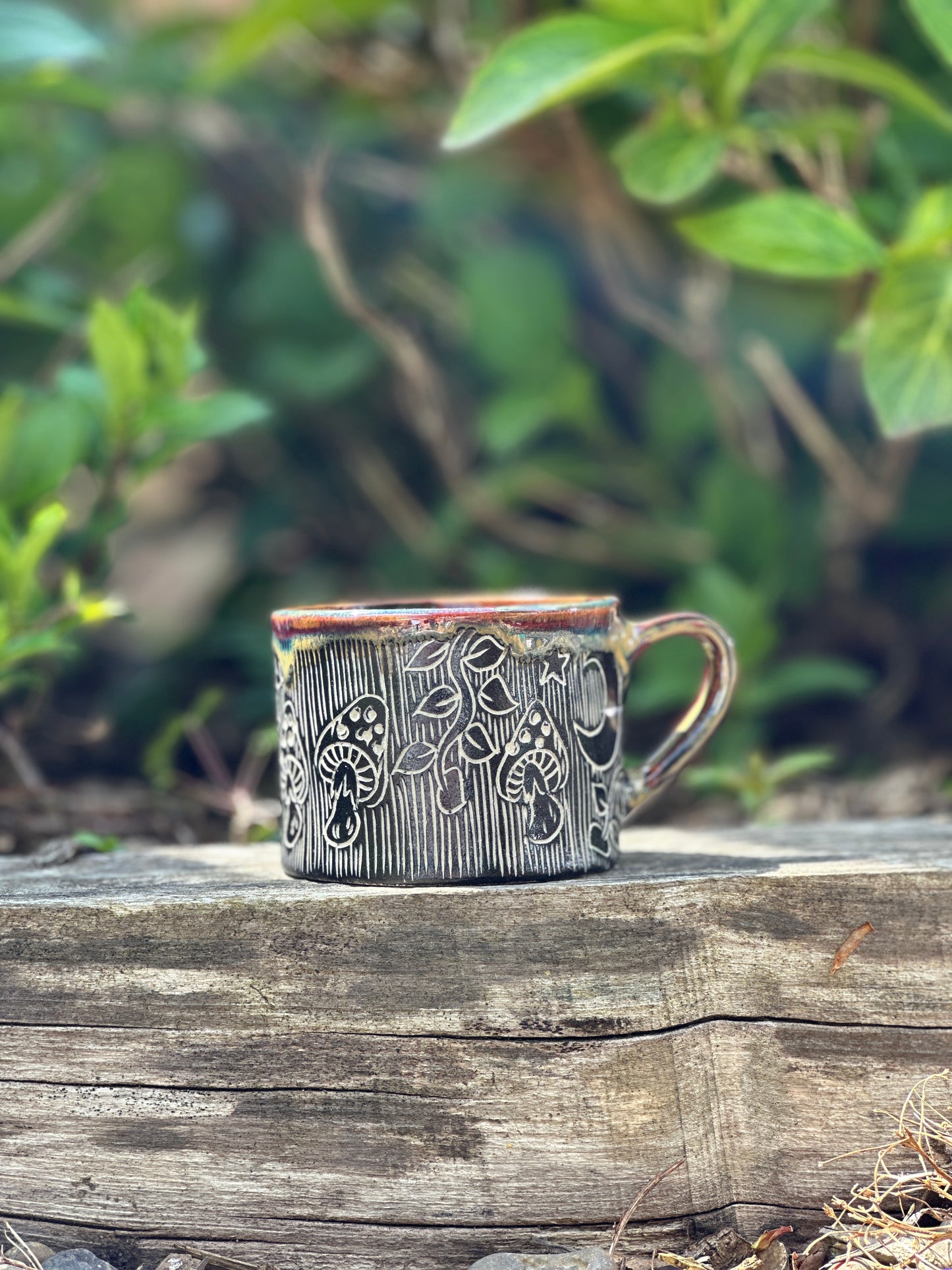 Squirrel Mug in Rust
