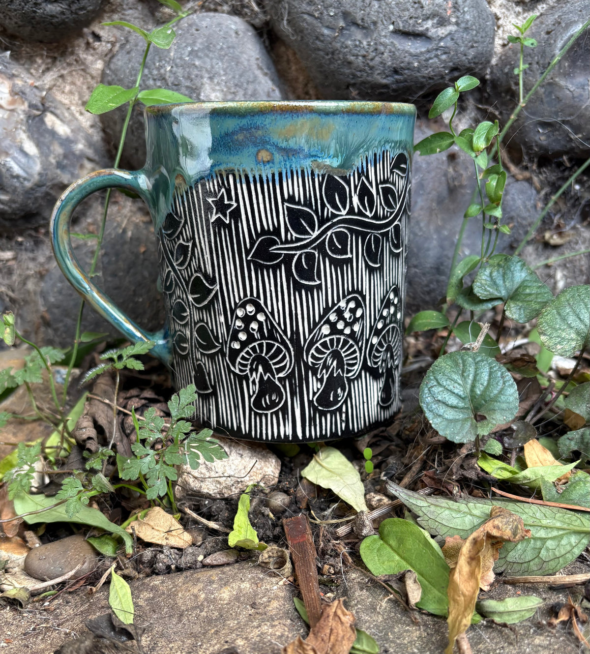 Green Ghost Mug