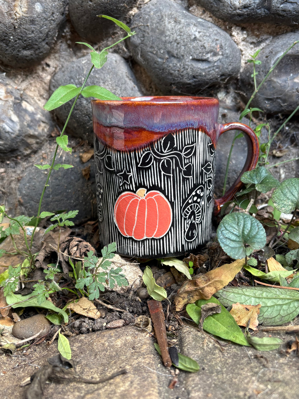 Red Pumpkin Mug