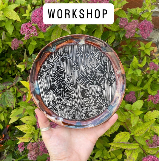 Sgraffito Plate Workshop- 4.30pm-6.30pm - 19th October 2025