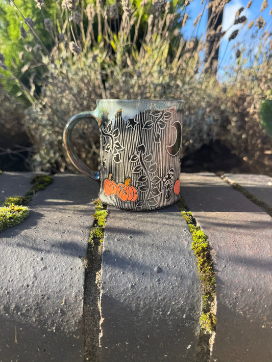 Pumpkin Mug in Storm Blue Large